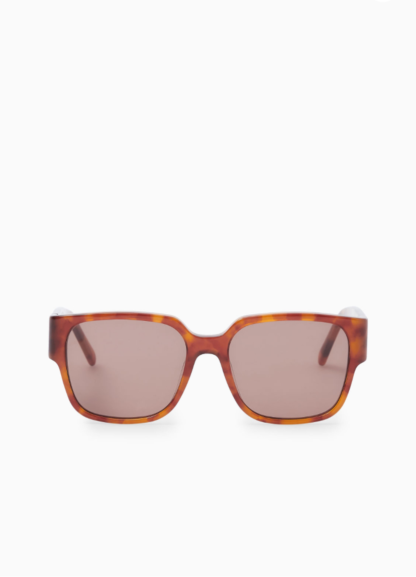 Oversized square-frame sunglasses
