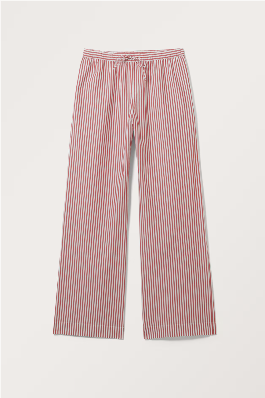 Relaxed Poplin Trousers