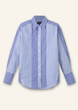 ME + EM — Cotton Stripe Oversized Shirt