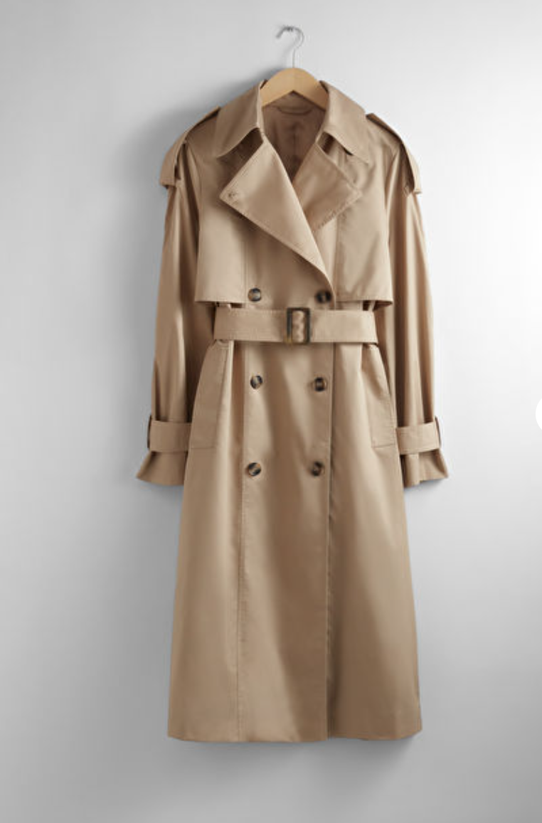 Buckle Belt Trenchcoat