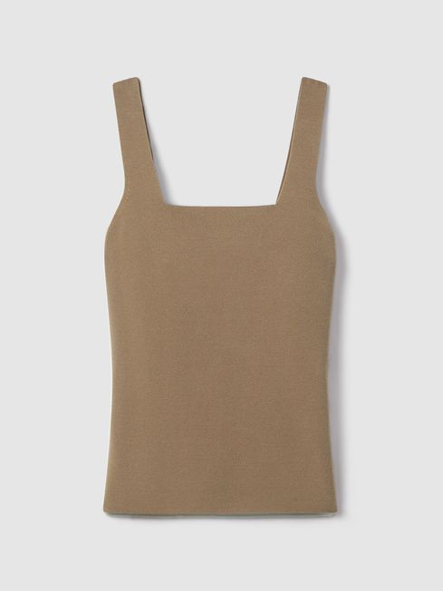 Harper Knitted Square Neck Vest
