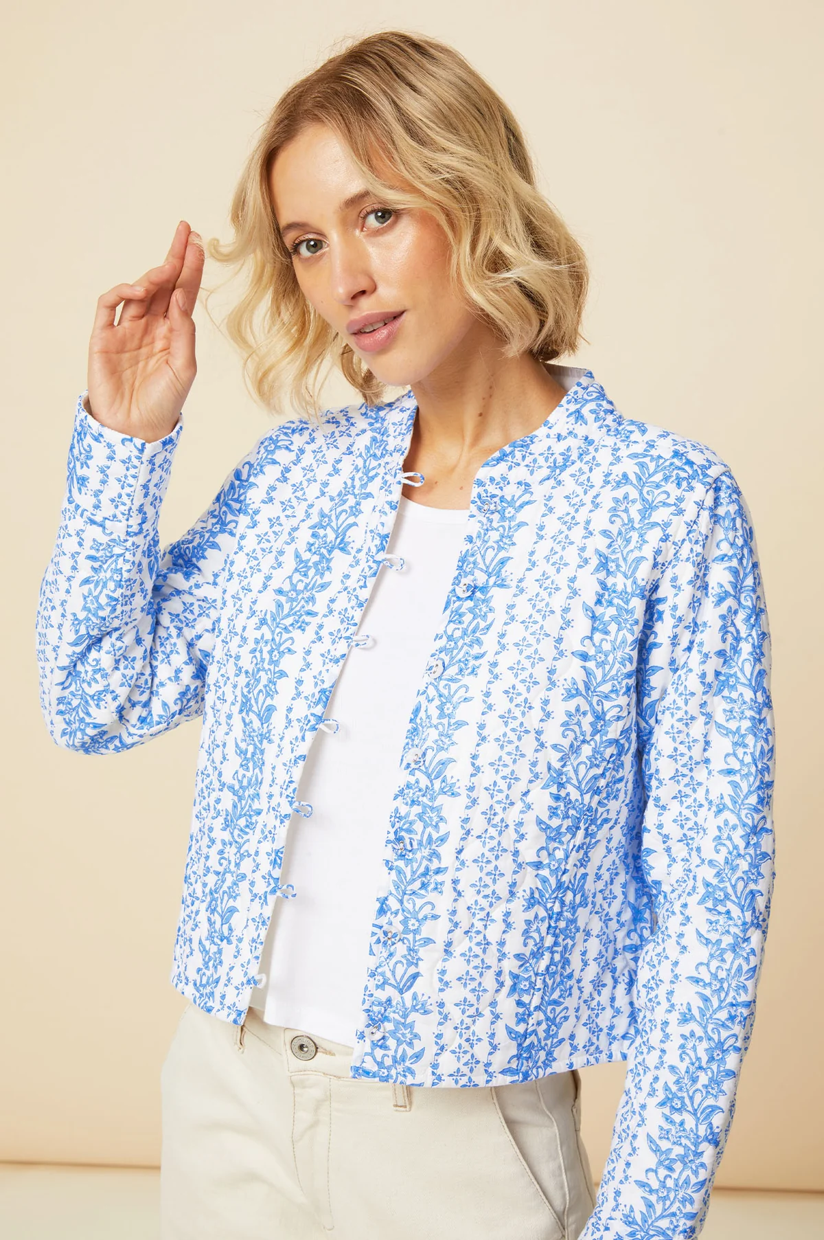 Aspiga — Polly Block Print Quilted Jacket