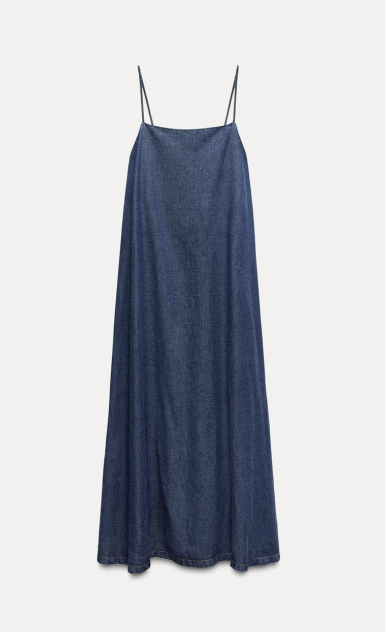 Flowing Denim Dress