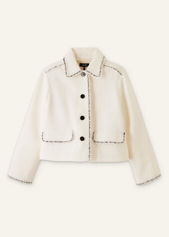 ME + EM — Raw Edge Crop Swing Jacket