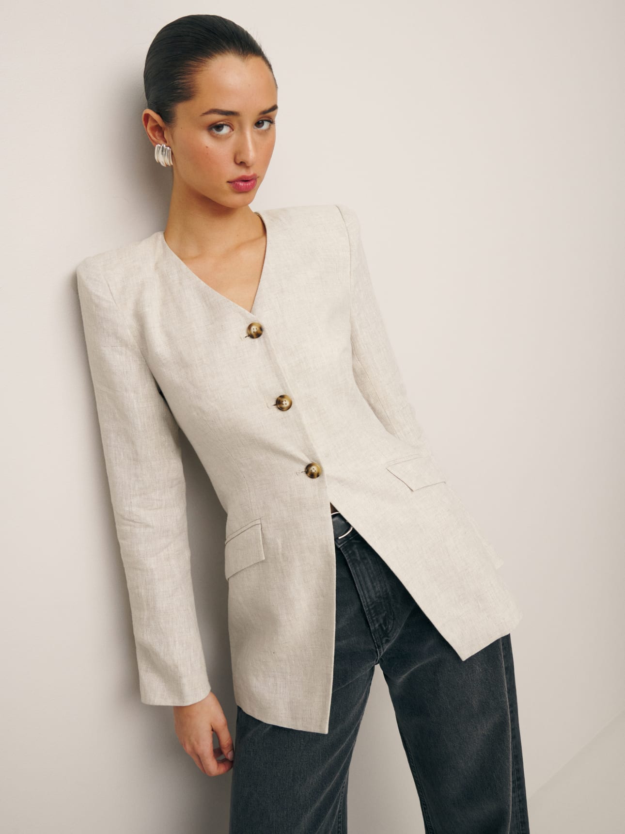 Reformation — Larsen Linen Jacket