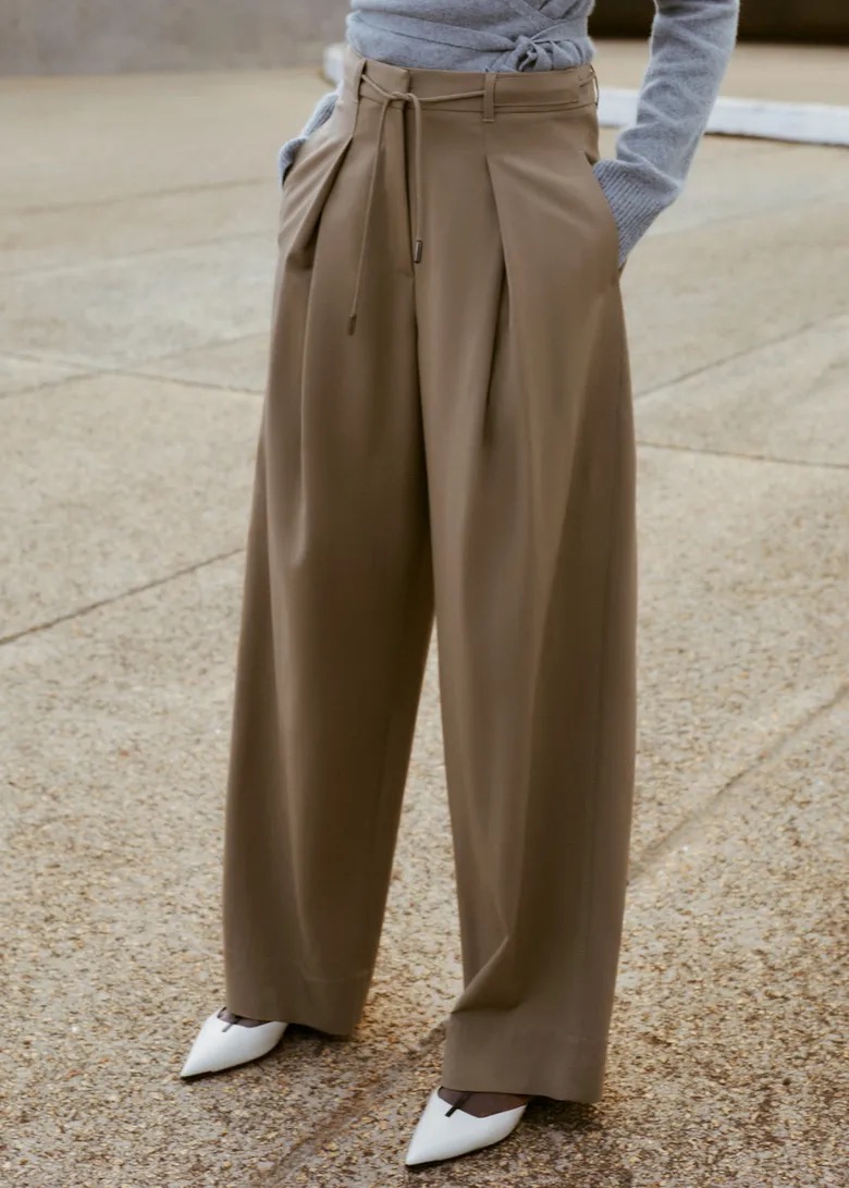 Tailored Wide Tapered Trouser