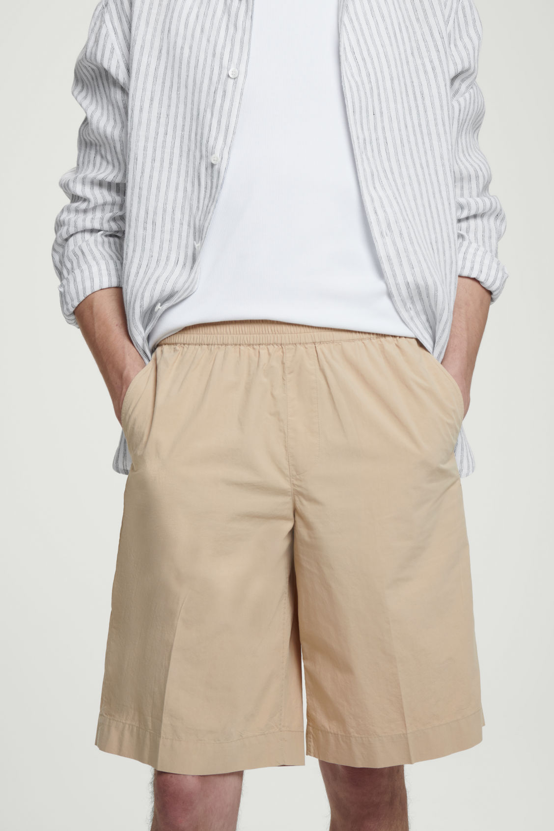 Elasticated Cotton Shorts