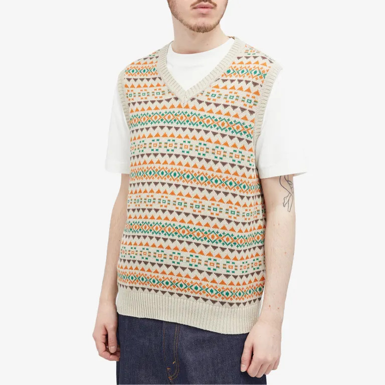 Beams Plus Fair Isle Knit Vest