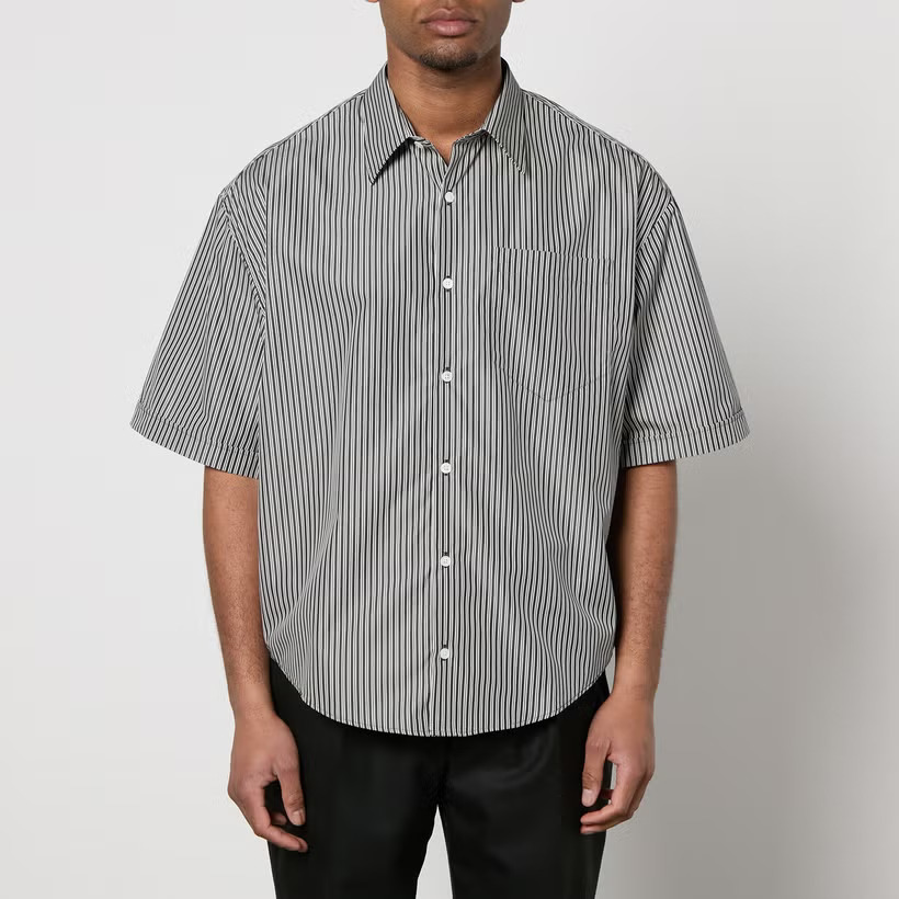 AMI — AMI Boxy Fit Cotton-Poplin Shirt