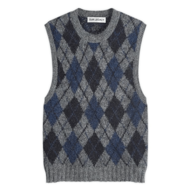 Argyle Knit Vest