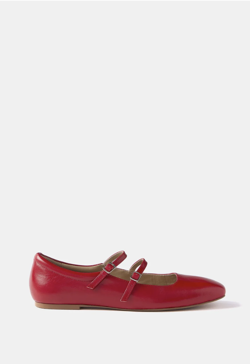 Leather Ballet Pumps