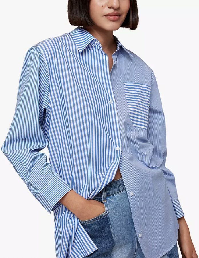 Striped Oversized Shirt 