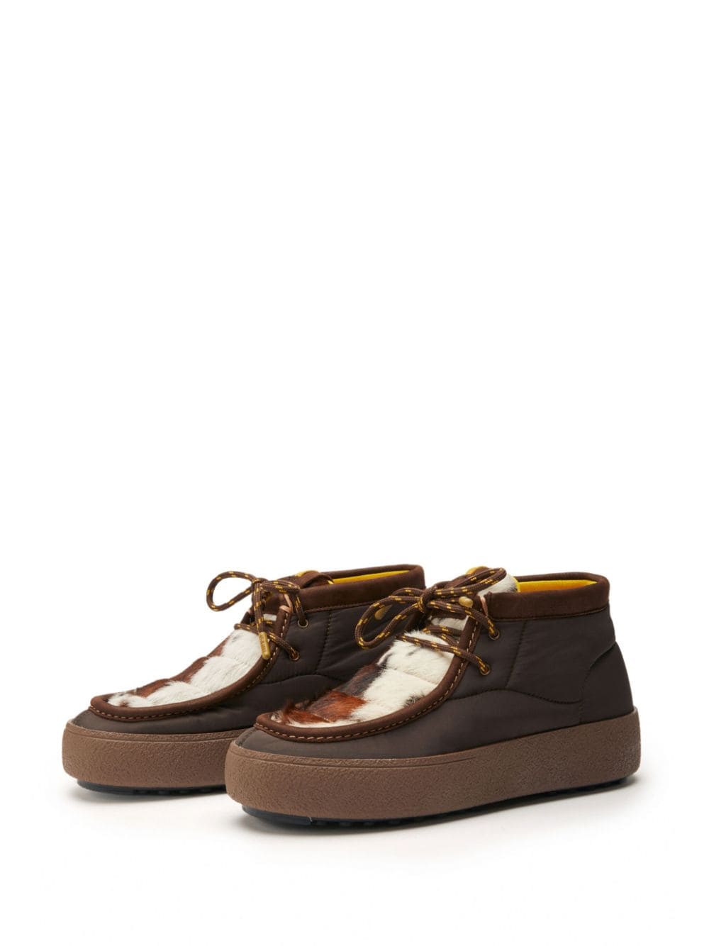 Wallaby Mid Pony Brown CowPrint