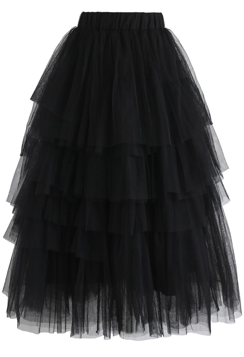 Chickwish — Layered Tulle Skirt 