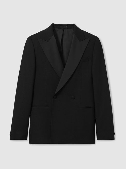 Reis  — Double-Breasted Hopsack Tuxedo Jacket