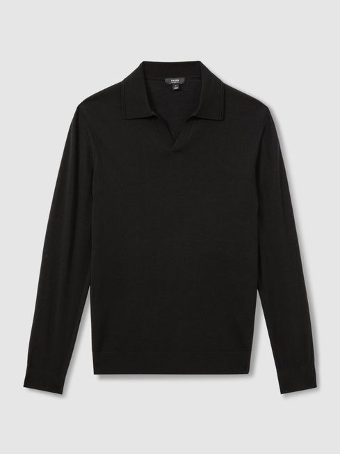 Merino Wool Open Collar Shirt