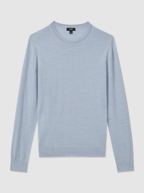 Merino Wool Crew Neck Jumper 