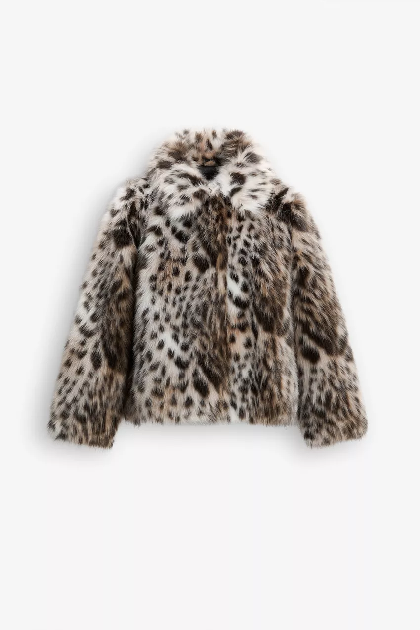 ZW Collection Faux Fur Jacket