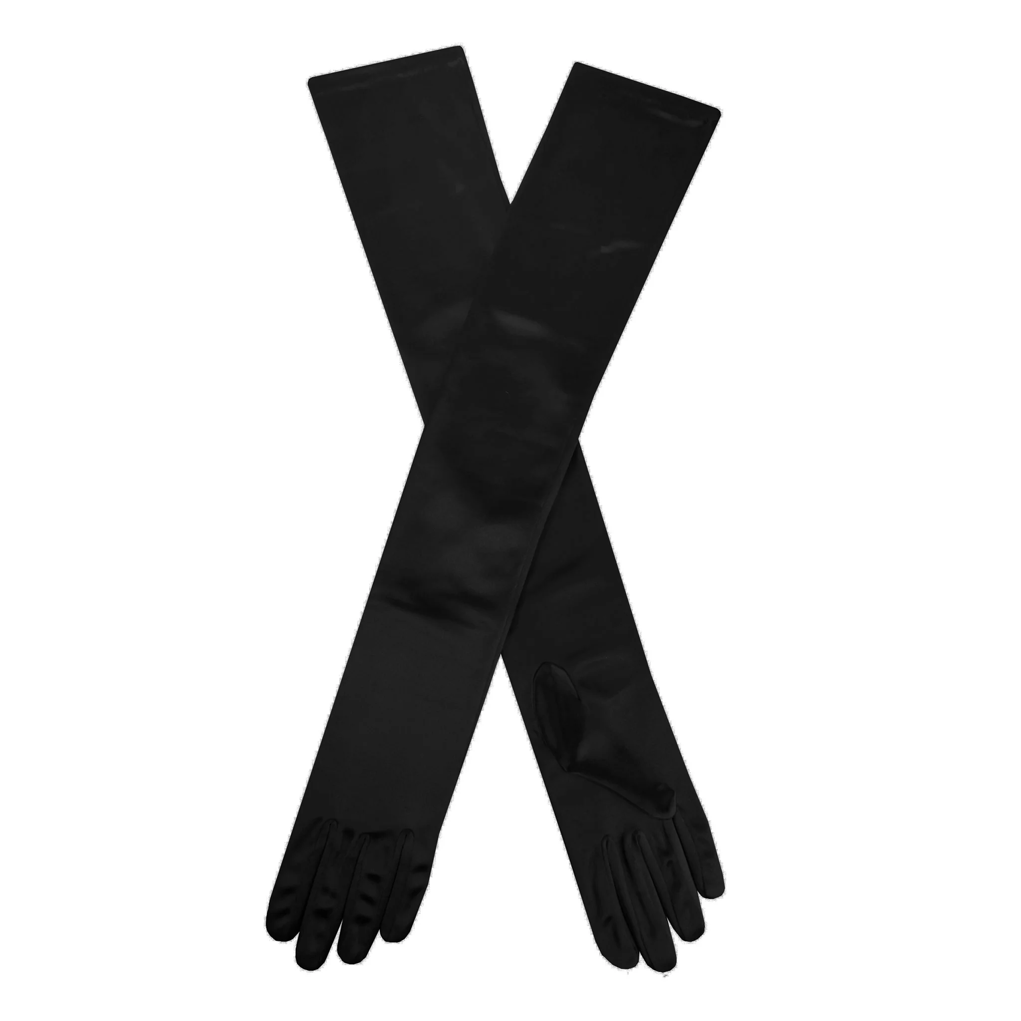 Women's Long Satin Evening Gloves
