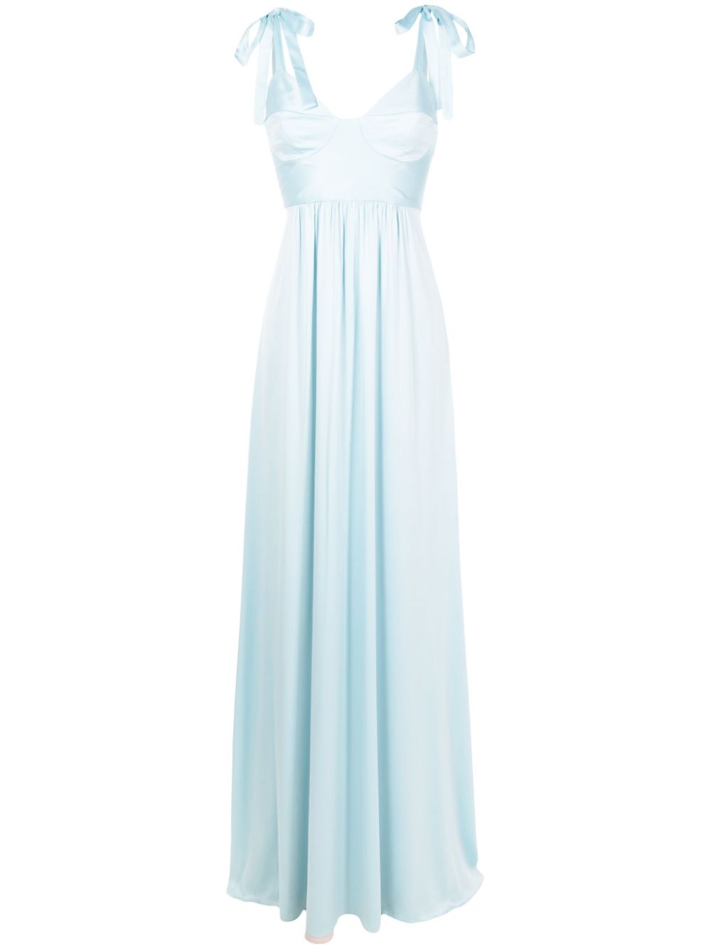 Lethicia Bronstein — Beta Bow-Strap Maxi Dress