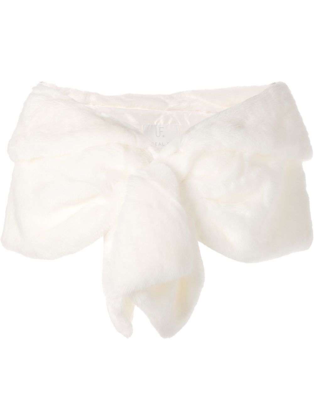 Champagne Faux-Fur Shawl