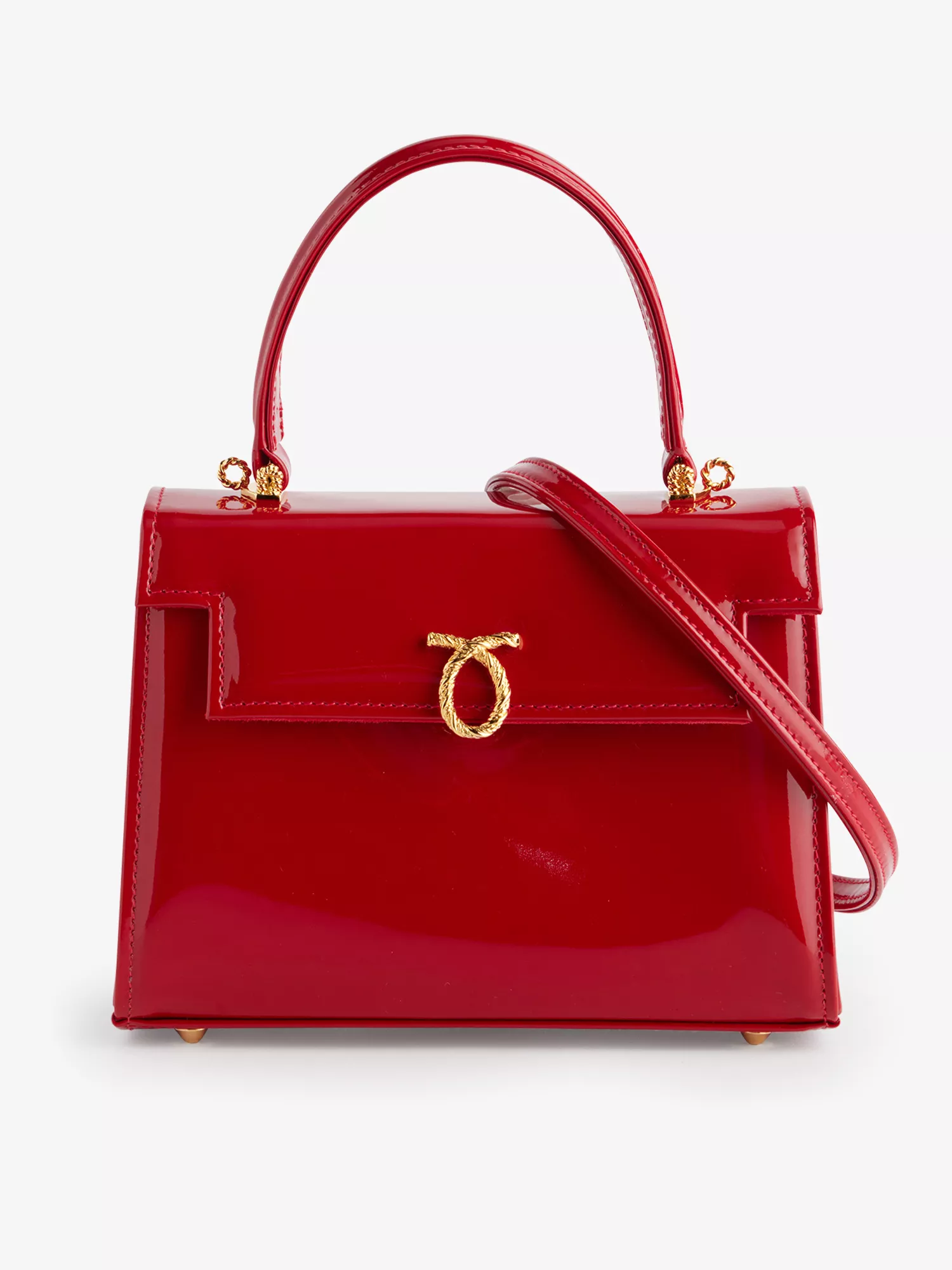 Judi Leather Top-Handle Bag