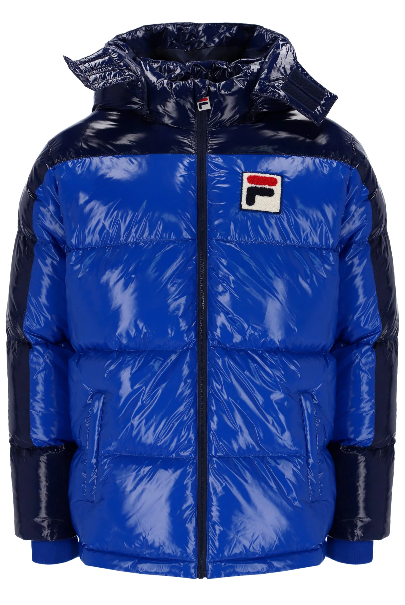 Fila — Lionel Oversized Colour Block Puffer Jacket