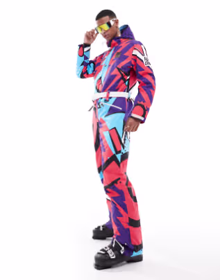 OOSC Fresh prince ski suit - mens in multi