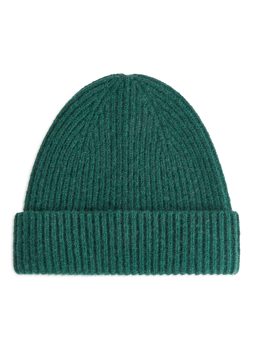 Rib-Knit Wool-Blend Beanie