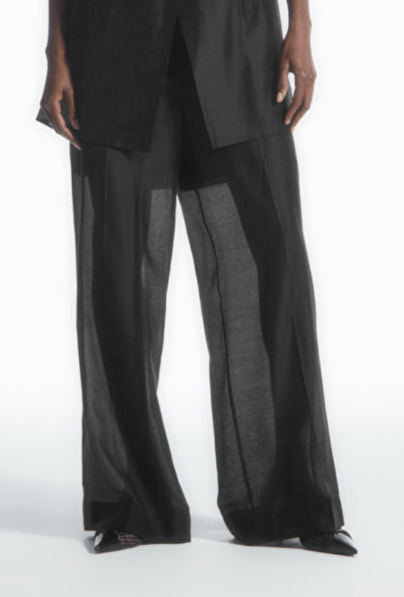 Sheer Straight Leg Trouser 