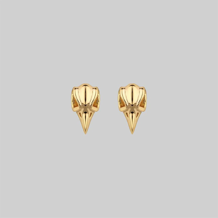 Raven Skull Earrings