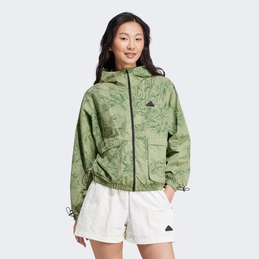 Adidas — City Escape Woven Windbreaker