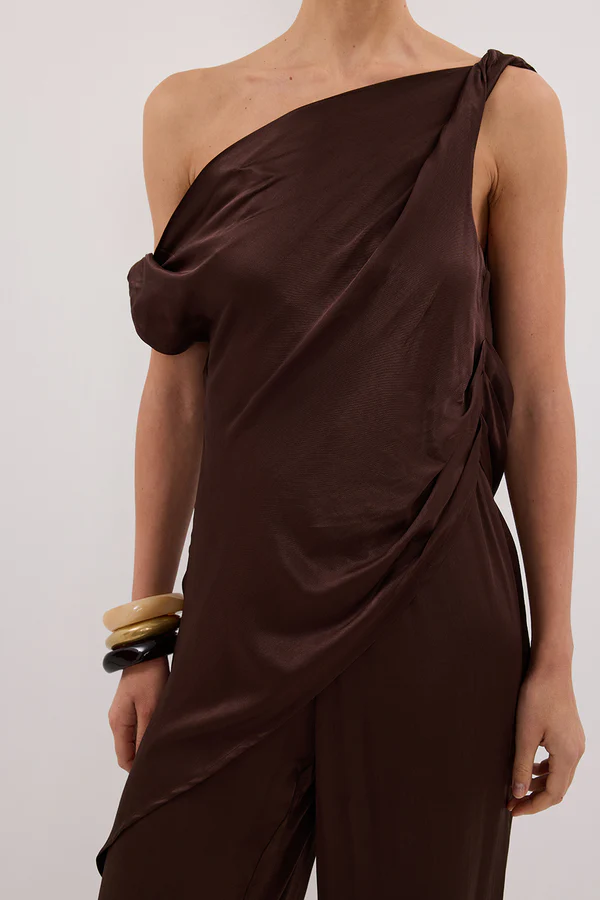 Eve Asym Satin Top 