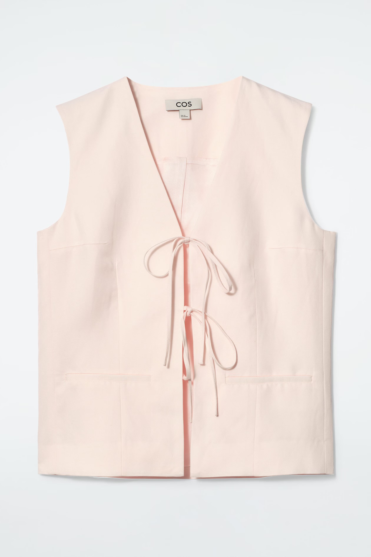 COS — Tie Front Waistcoat 