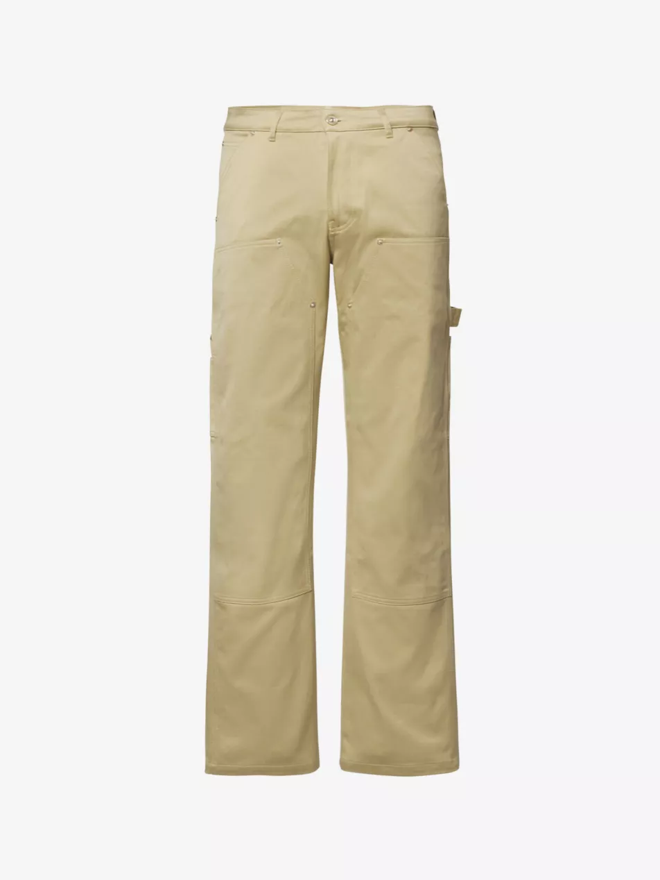 Kingston Straight Leg Cotton Utility Trousers