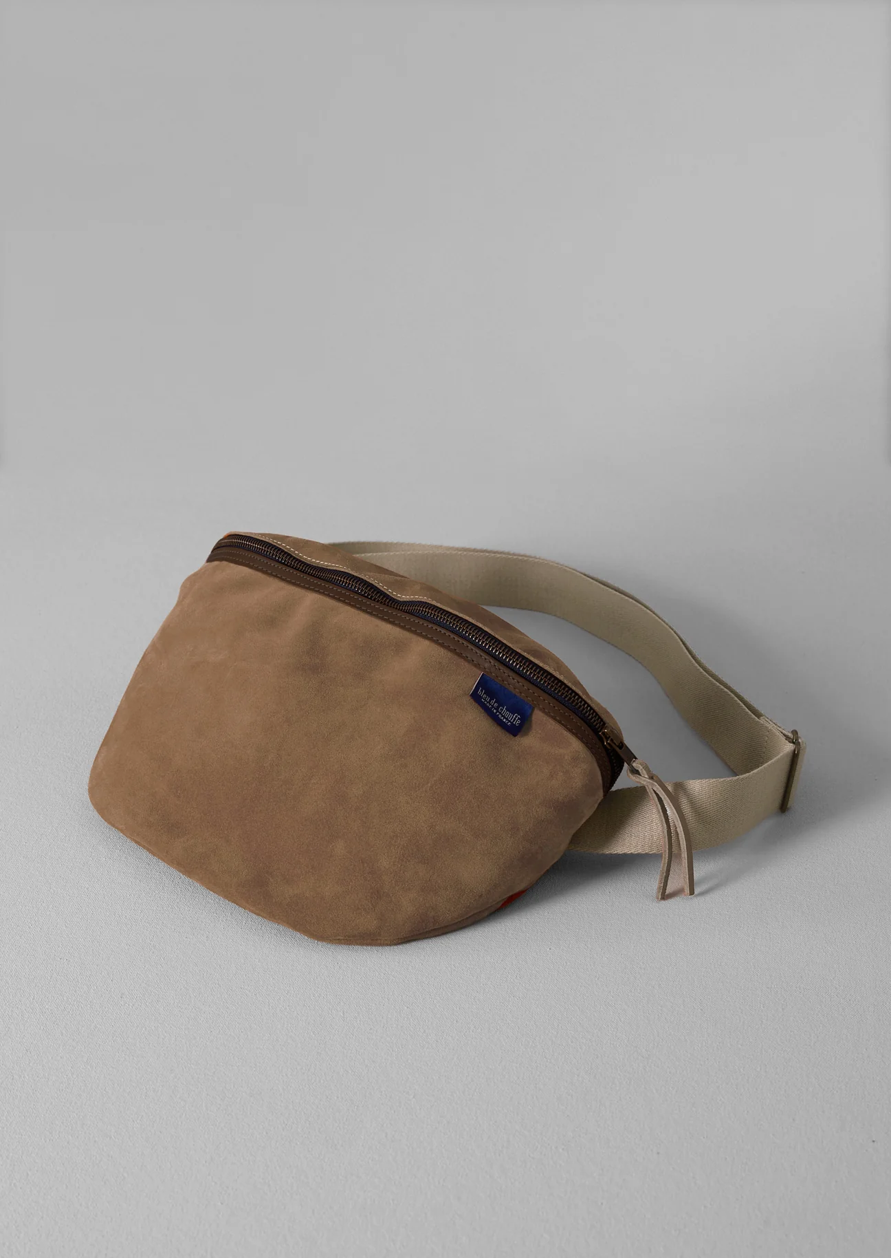 Bleu De Chauffe Suede Crossbody Bag