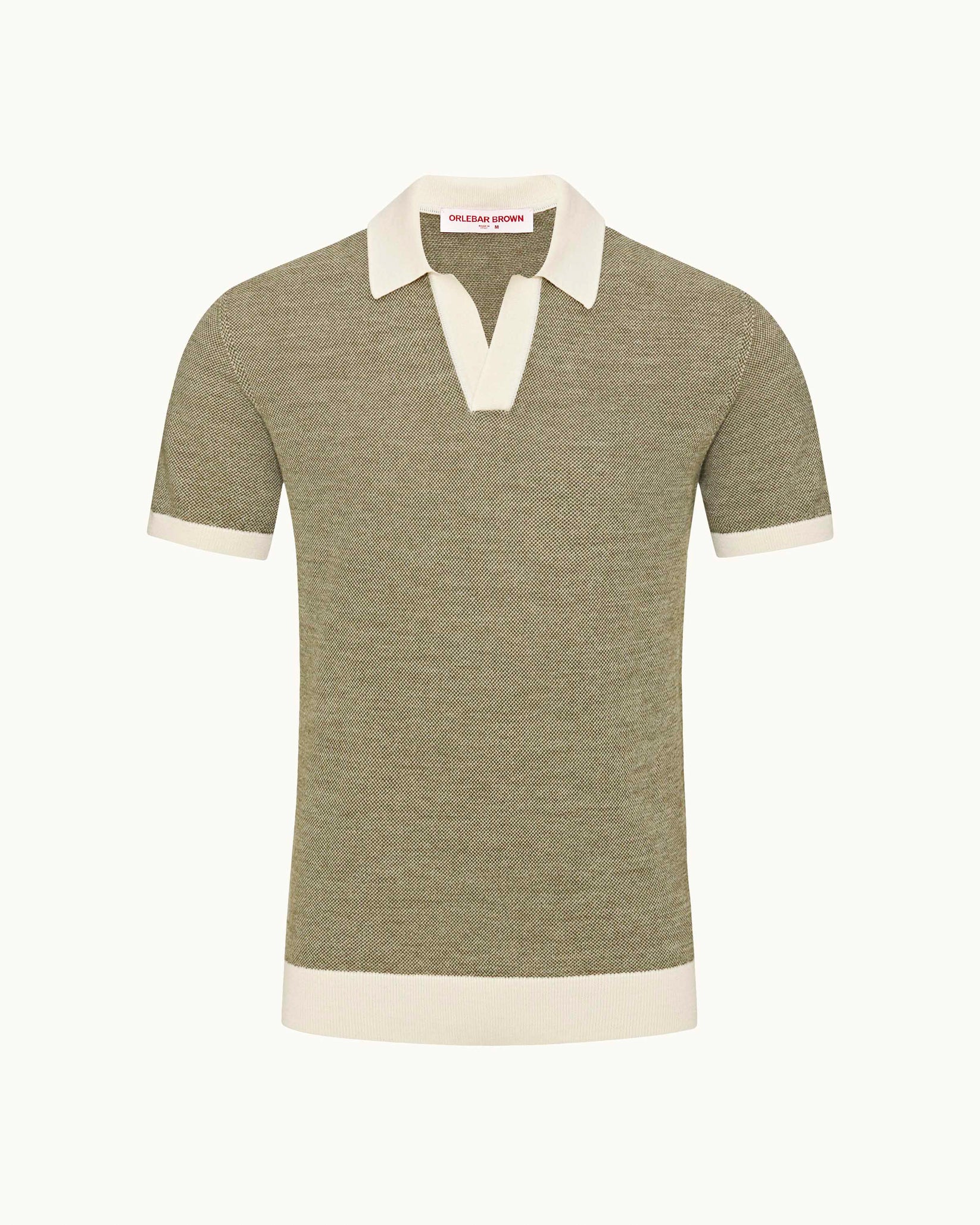 Orlebar Brown — Horton Merino And Cotton Knit Polo Shirt